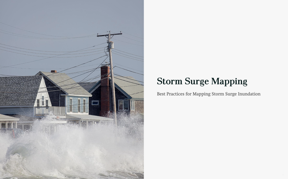 StoryMap Storm Surge Mapping